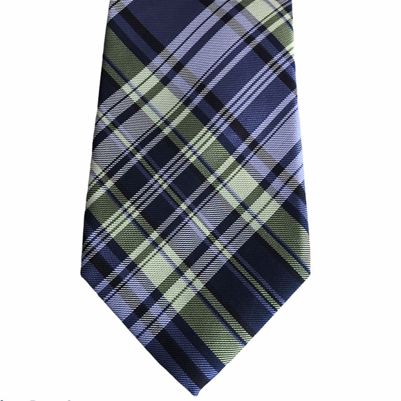 CHAPS Plaid 100% Silk Tie New With Tag - Picture 2 of 4